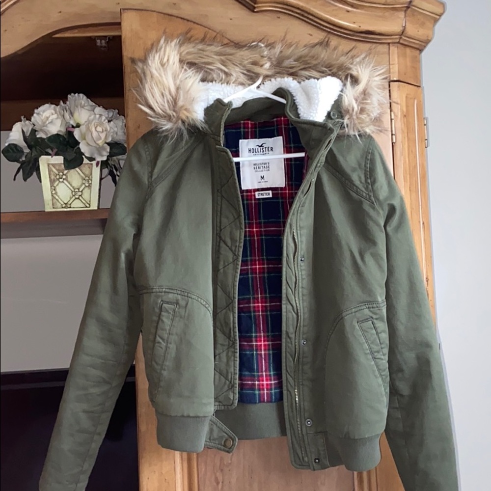 Hollister Fur Jacket